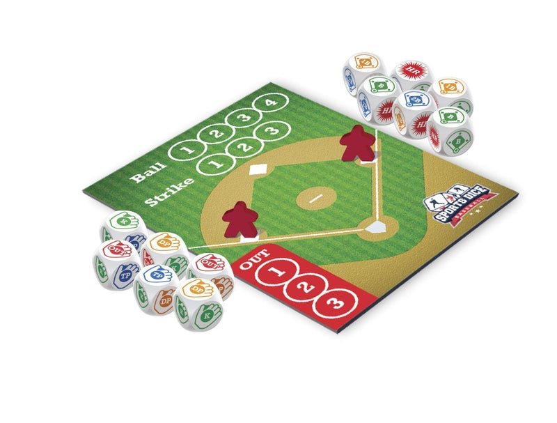 FoxMind, Baseball Sport Dice Game, for Baseball Fans, Easy to Play, Travel Sized - Image 4